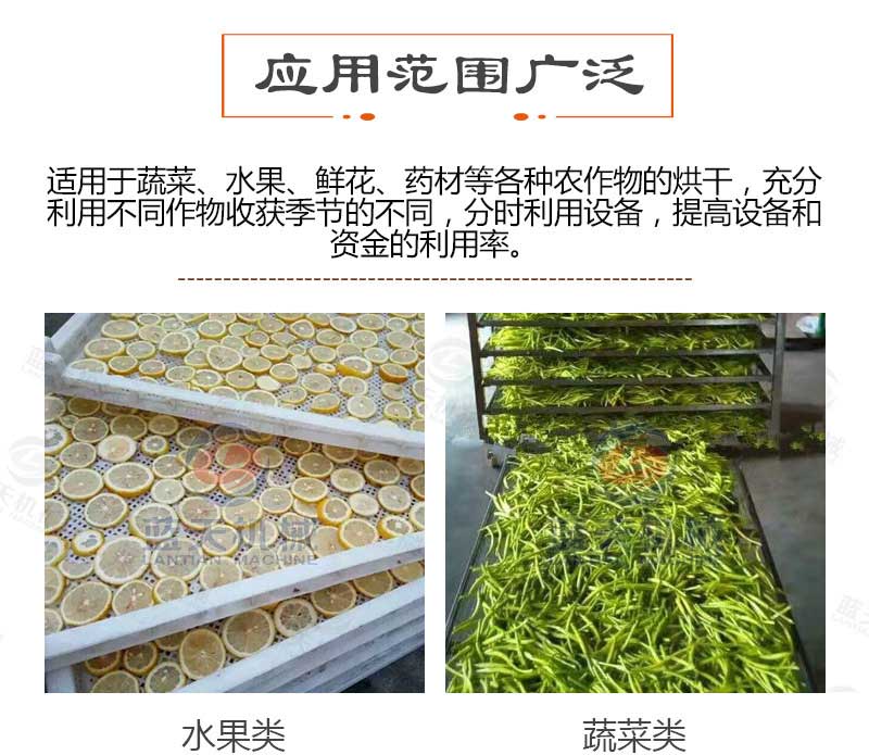 白芍烘干机应用范围
