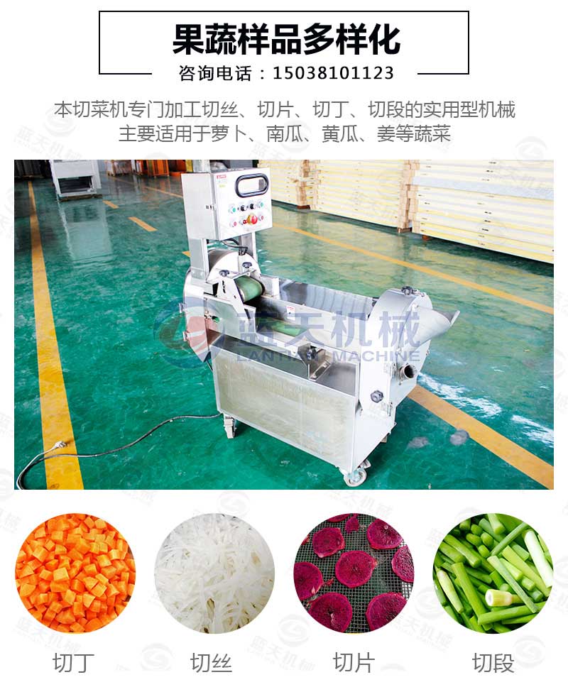 多功能切片丁丝机果蔬样品多样
